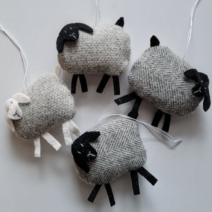 Wool Sheep Ornaments