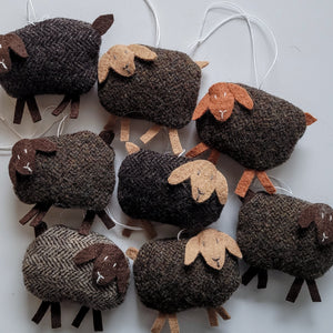Wool Sheep Ornaments